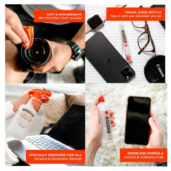 WHOOSH Eyeglass Screen Cleaner Kit 100ml