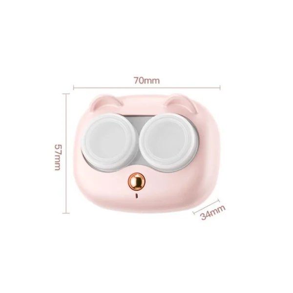 Portable Ultrasonic Contact Lens Cleaner L7cm W5.7cm H3.4cm